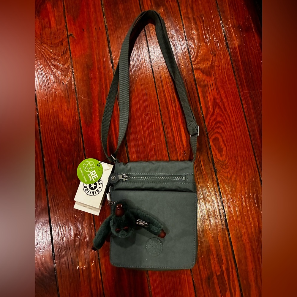 Kipling Dark Green Messenger Bag